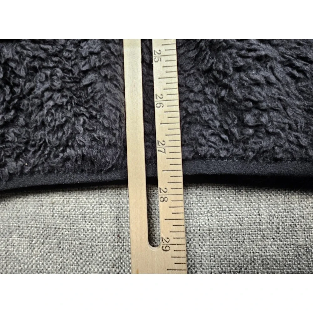 Polo Ralph Lauren Jacket Mens XL Black Performance Sherpa Fleece Hooded Full Zip